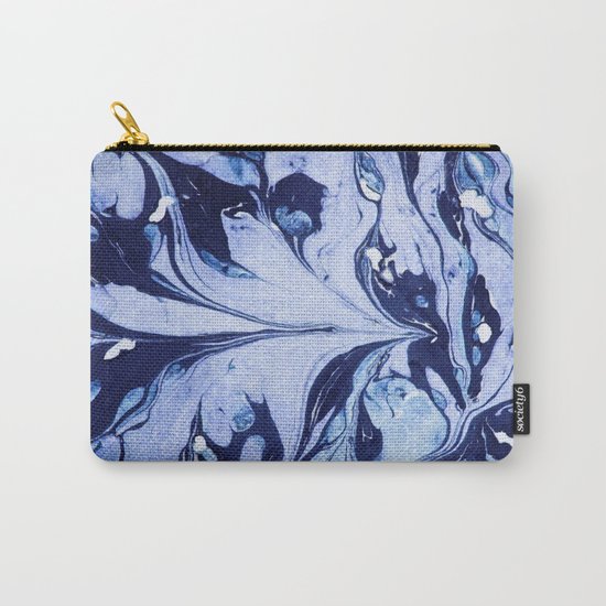 Dark and Bright and Blue Carry-All Pouch