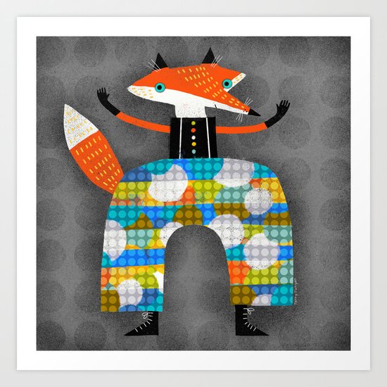 HAPPY PANTS Art Print