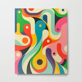 INSOMNIAC Metal Print | Psychedelicabstract, Psychedelicart, Psychedelicprint, Psychedelic, Colorfulabstract, Curated, Modernabstract, Jazzberryblue, Abstractart, Graphicdesign 