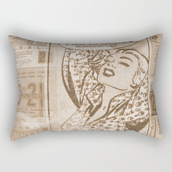 I feel free 4 Rectangular Pillow