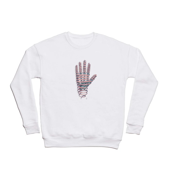 Hand Ribbon Crewneck Sweatshirt
