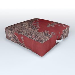 Red retro carpet Outdoor Floor Cushion