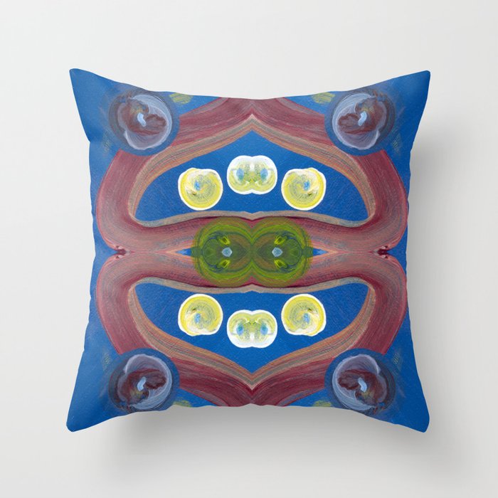 Transitions - Playful passionate inspiration reflections Throw Pillow