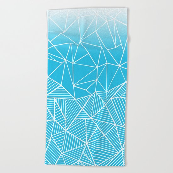 Ab Half And Half Electric Beach Towel