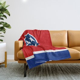 Tennessee State flag Throw Blanket