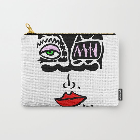 Selfie - Selfportrait - Portrait no background Carry-All Pouch