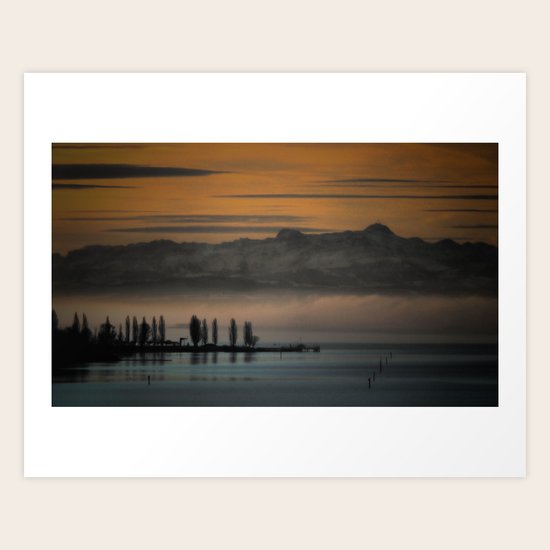 Breakfast TV Art Print