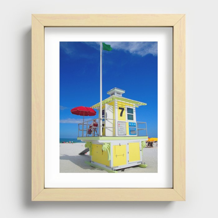 Clearwater Beach, Florida Recessed Framed Print