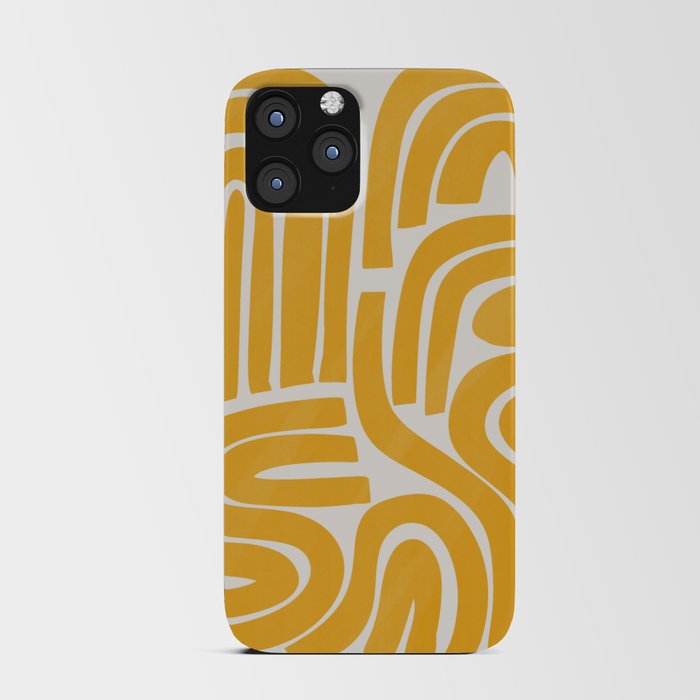 S and U in yellow  iPhone Card Case