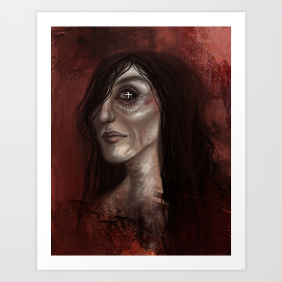 Corpse Girl Art Print