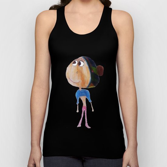 Georgina in the forest Unisex Tank Top