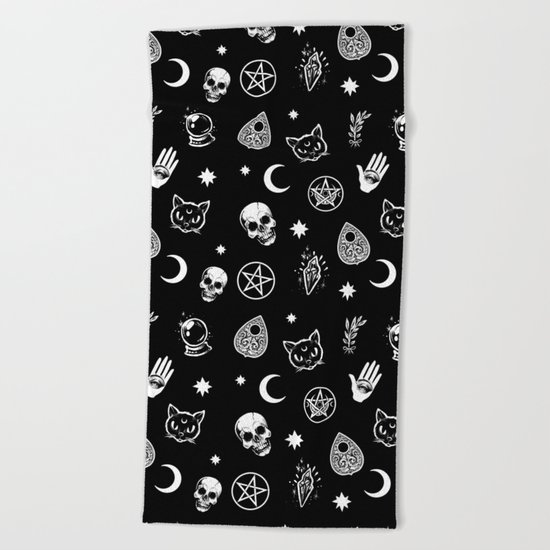 Witch pattern Beach Towel