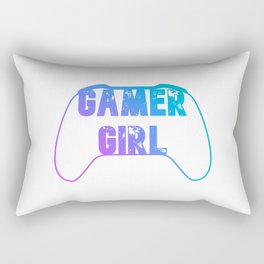 Gamer Girl Rectangular Pillow