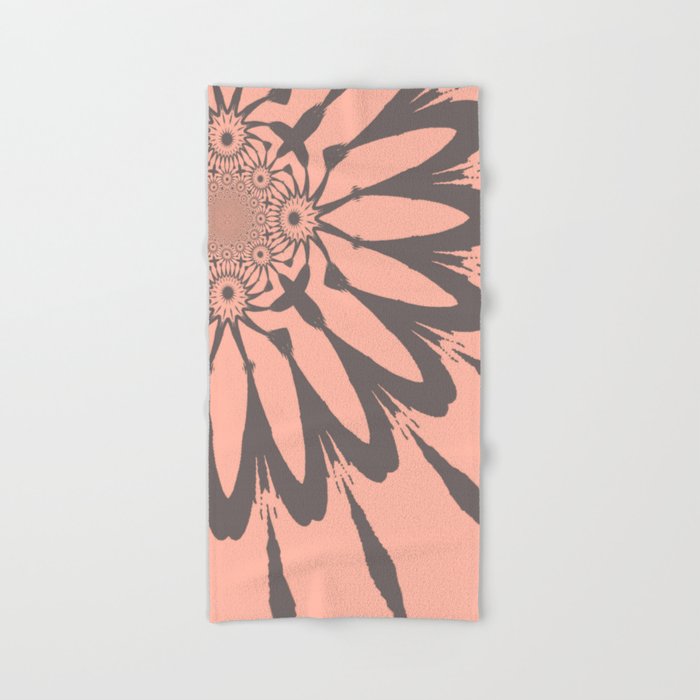 Peach and sales grey towels
