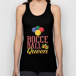 Bocce Ball Italian Bowling Bocci Player Unisex Tank Top
