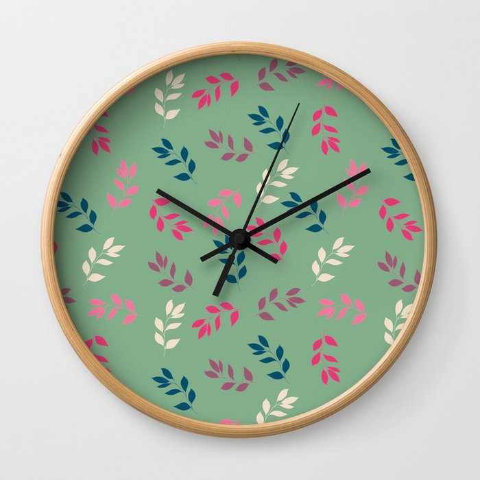 Don't Leave Me Green-3 Wall Clock