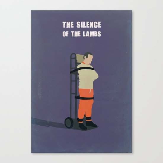 The Silence Of The Lambs Minimalist Canvas Print
