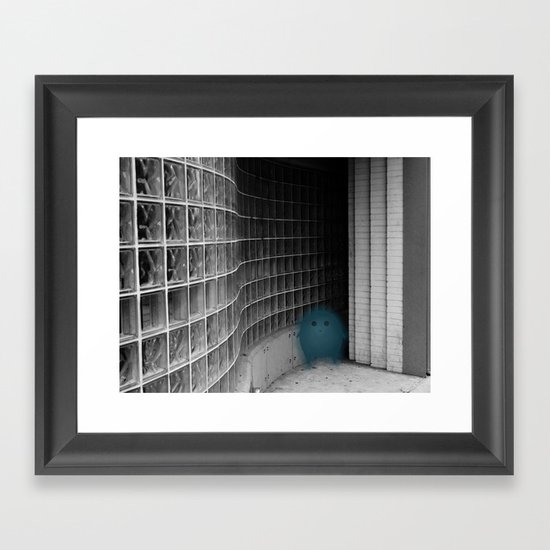Silence with Window Framed Art Print