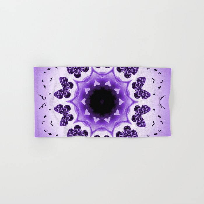 All things with wings (purple) Hand & Bath Towel