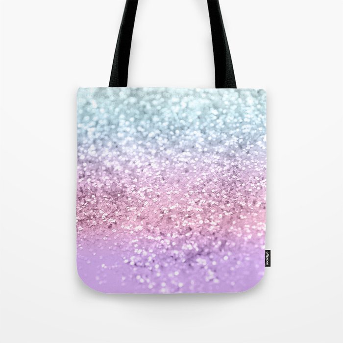 Unicorn Girls Glitter #4 (Faux Glitter) #shiny #pastel #decor #art #society6 Tote Bag