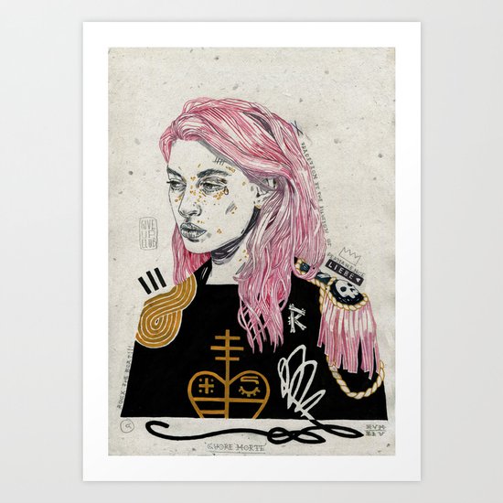 Cuore Morte Art Print