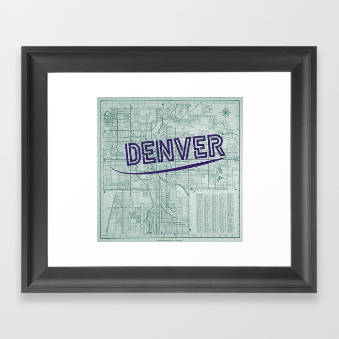Denver Framed Art Print