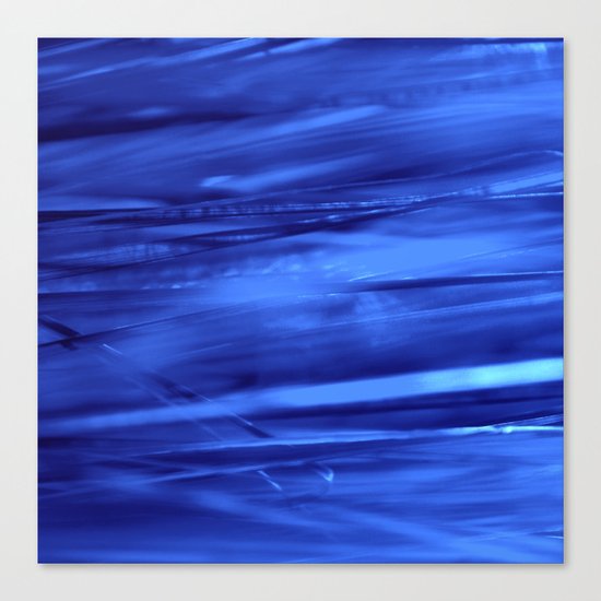blue lines abstract I Canvas Print