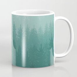 Misty Pacific Northwest Forest Coffee Mug