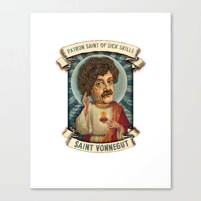 Saint Vonnegut Canvas Print