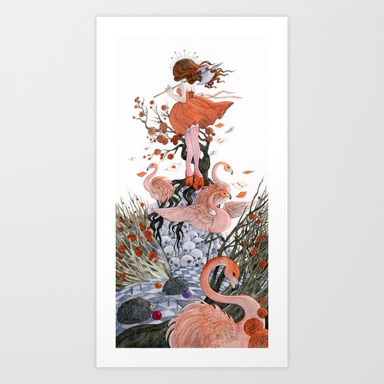 The Queen of Hearts Art Print