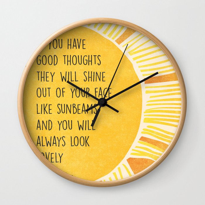 Roald Dahl Quote Wall Clock