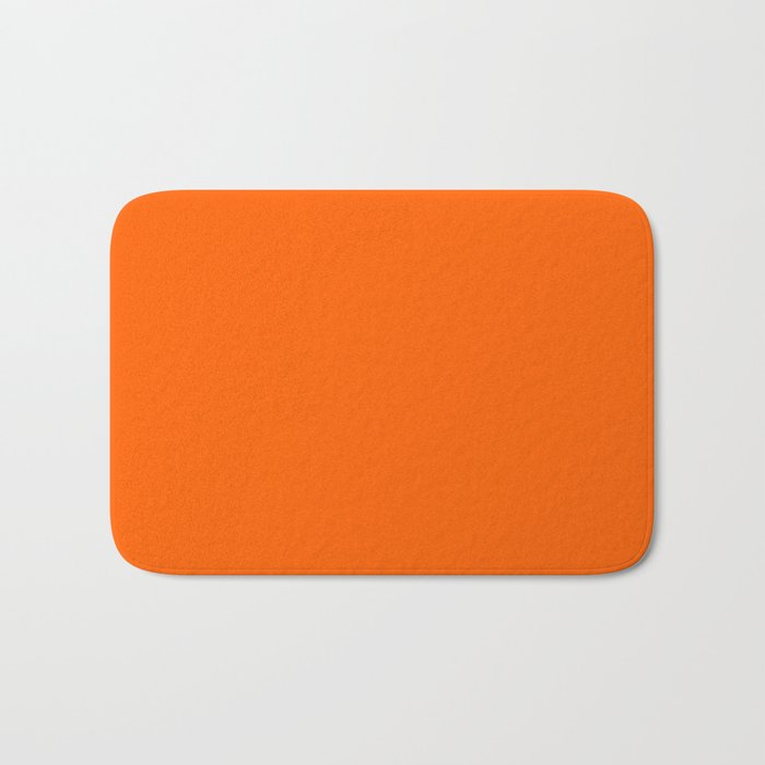Solid Orange Badematte Solid Orange Badematte