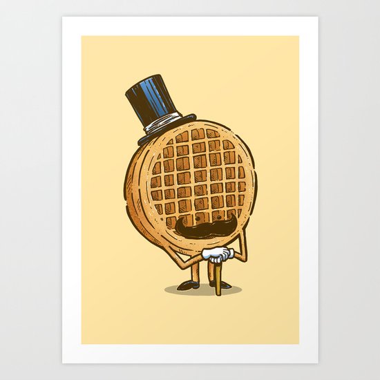 The Fancy Waffle Art Print