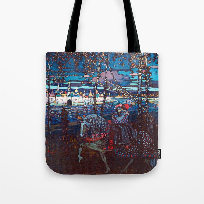 Wassily Kandinsky Couple Riding Tote Bag