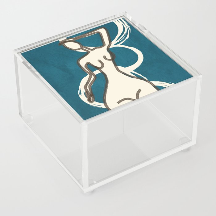 Abstract Figure 03 Acrylic Box