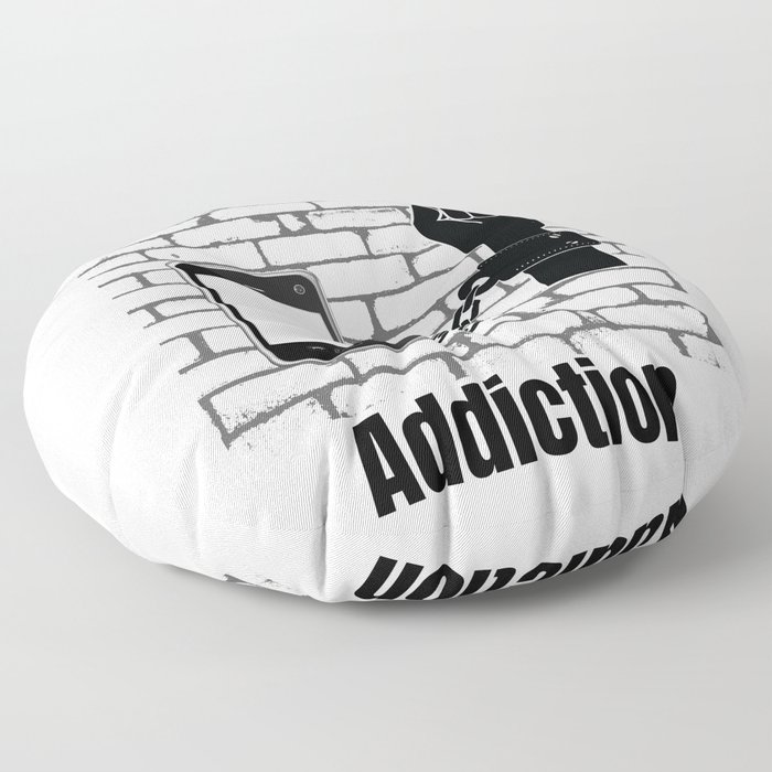 Mobile Phone Addiction Floor Pillow