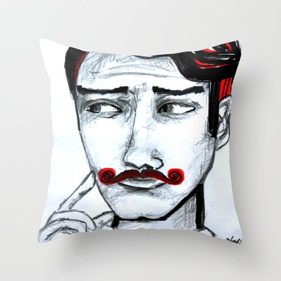 gentleman Throw Pillow