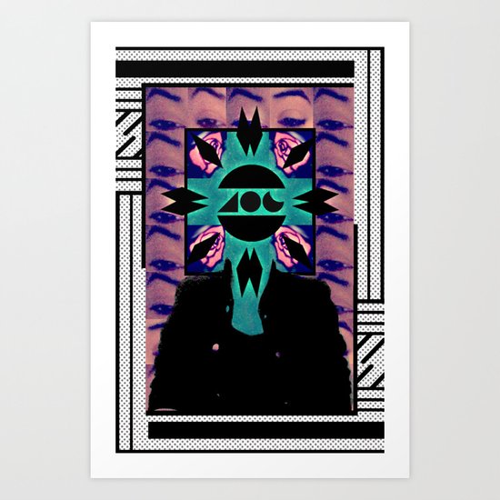 MIND OF A GENIUS. Art Print
