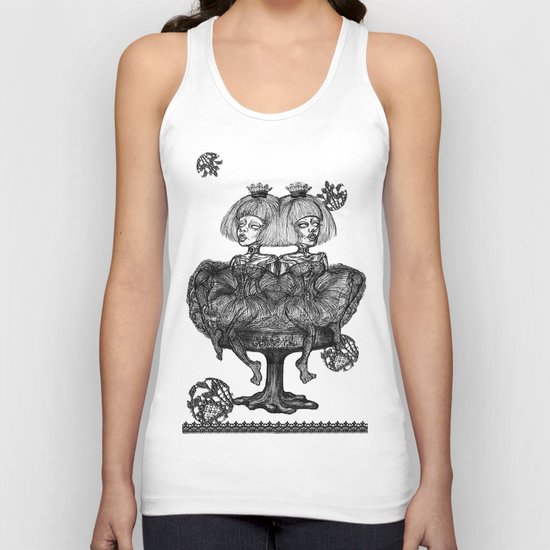 Gothic Twins Unisex Tank Top