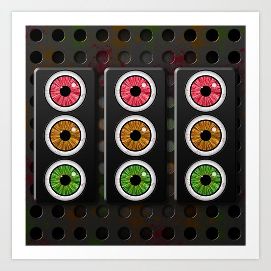 Look Both Ways. Art Print