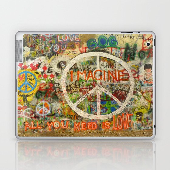 Peace Sign - Love - Graffiti Laptop & iPad Skin