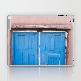 Blue Door Palace of the Governors Santa Fe Photography Laptop Skin