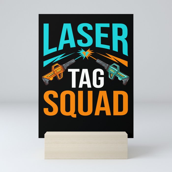 Laser Tag Game Outdoor Indoor Player Mini Art Print