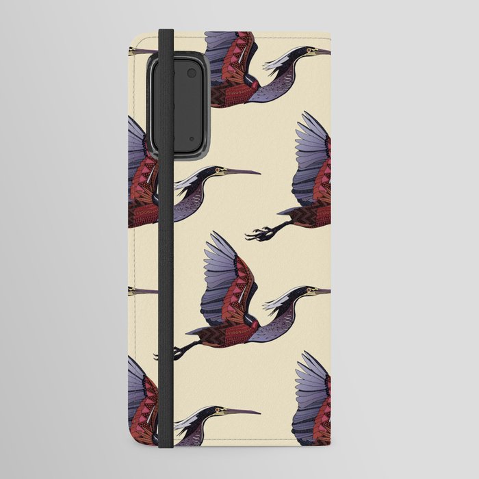 Agami heron parchment Android Wallet Case