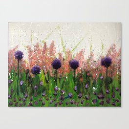 Fun in the Sun with Alliums Canvas Print