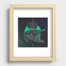 Down in the limbs, an eye on everything. Recessed Framed Print