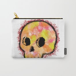 Cute Cartoon Skull Watercolor  Carry-All Pouch | Watercolor, Digitalwatercolor, Colorfulpainting, Digital, Cartoonskull, Skeleton, Waterpaintskull, Painting, Watercolorskullart, Inkblot 