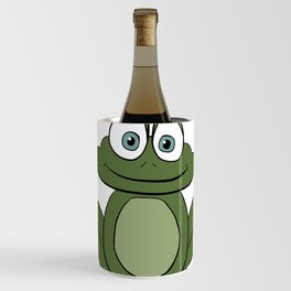 Froggy Frog - Cute Kids Bedroom/Bathroom Art Wine Chiller