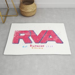 Rva Logo | ' Graffiti Style ' Rug | Graphicdesign, Rvasymbol, Richmondvalogo, Rvalogograffiti, Rvatshirts, Rva, Vector, Popart, Rvalogo, Digital 