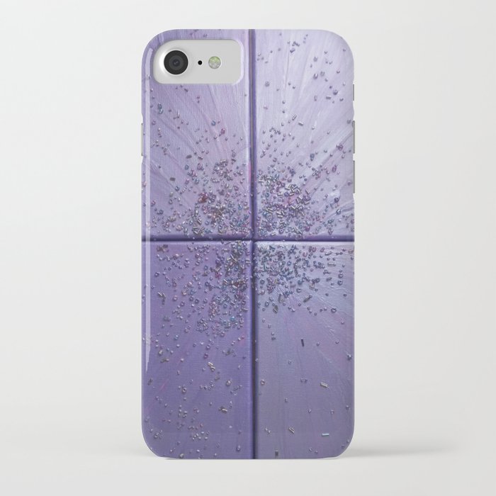 Lavender Windburst iPhone Case